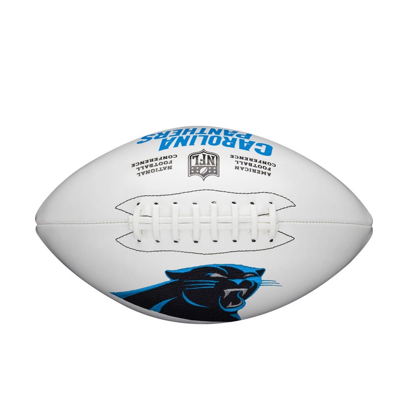 WILSON NFL Live Signature Autograph Football - Official Size, Carolina Panthers - Image 2